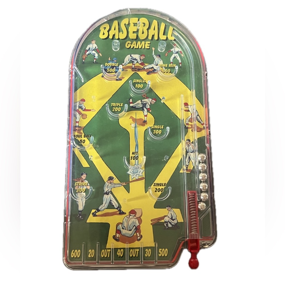 Classic Baseball Pinball Game